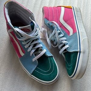 ❤️Valentines Day Flash Sale❤️Vans multi colored High Tops
